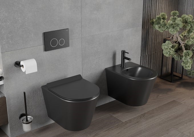 Pojemniki i szczotki do WC okrągłe
