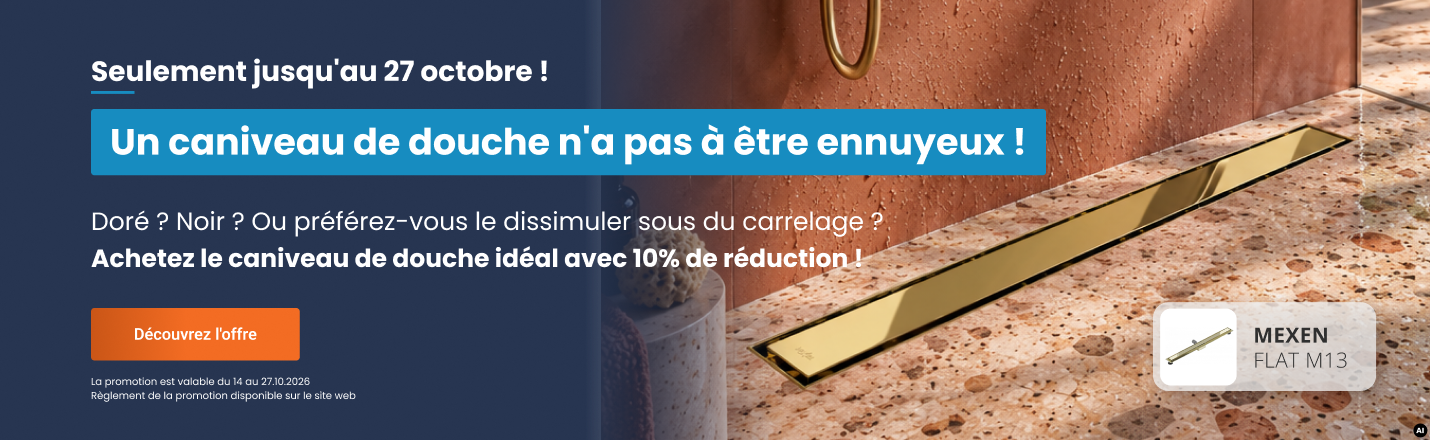Caniveaux de douche
